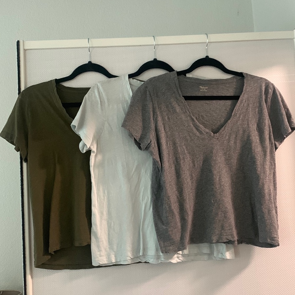 Madewell V-Neck Trio
